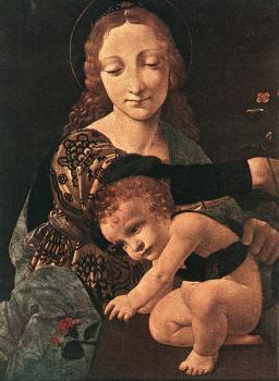 喬瓦尼 安東尼奧 博塔費奧 Virgin and Child with a Flower Vase